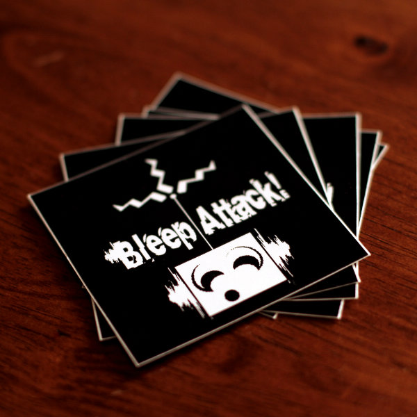 Bleep Attack! stickers